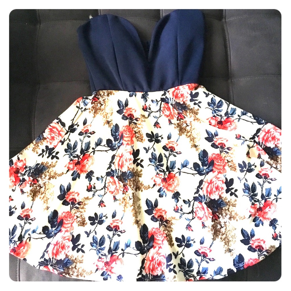 Love culture strapless steel boned dress SOLD